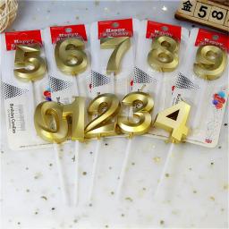 Velas coloridas para bolo, acessório para decoração de festas de bebê, para meninos e meninas, 0, 1, 2, 3, 4, 5, 6, 7, 8, 9 - Image 4