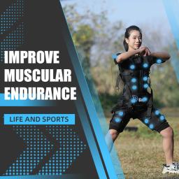 Estimulador elétrico sem fio de corpo inteiro, Treinamento para construir músculos, EMS Fitness Studio - Image 3