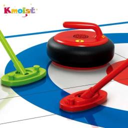 Elétrico Suspenso Curling Toy Set, Bola Light Shuttle, Hóquei, Esportes Indoor, Brinquedos Educativos para Crianças, Presente do Kid - Image 1