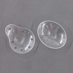 Protetor transparente para os olhos, respirável único, plástico poroso, oval oftálmico - Image 2