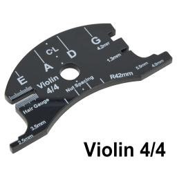 Multifuncional Ponte Violino Repair Tool, Modelo de Molde, Fingerboard, Raspador, Fazendo Instrumento, Acc, 1/2, 3/4, 4/4 - Image 1
