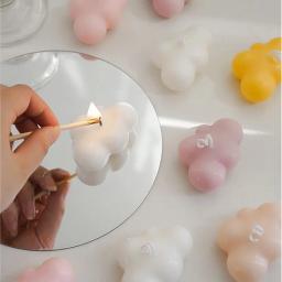 Molde De Silicone De Vela De Aromaterapia, Sabonete DIY, Artesanato De Resina De Concreto, Fabricação De Gesso, Molde De Bolo De Cubo De Gelo, Presentes De Decoração De Casa - Image 3