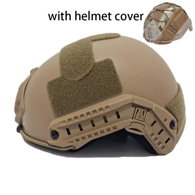 Capacete Protetor para Airsoft e Paintball com Óculos - Leve e Rápido para Ação em Wargames