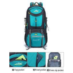 Mochila ao ar livre impermeável durável, caminhadas, trekking, montanhismo sacos, camping, escalada, pesca, caça, 40 L, 50 L, 60L - Image 6