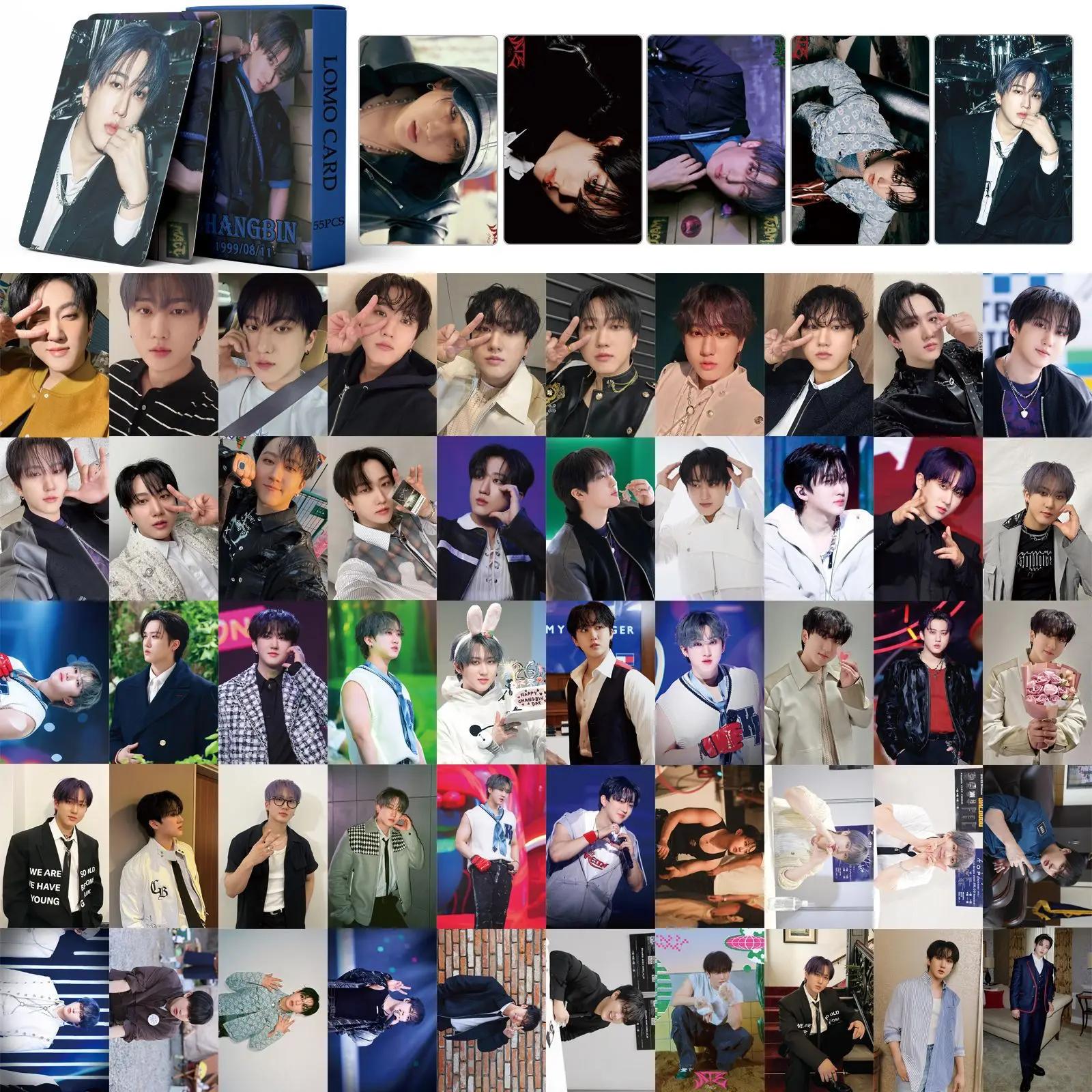 55 Pçs/set Kpop Novo Ablum ATE Lomo Cartão Felix Foto Impressão Fotos Photocard Fãs Coleção Cartões Postais Presentes - Image 1