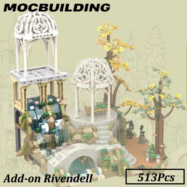 Construção da Terra Média: Display de Blocos, Cenas de Filme e Modelos MOC para Presentes de Natal e Colecionadores
