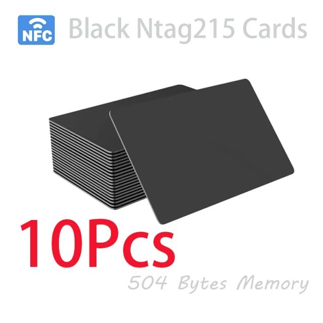 HACHANLUN Cartões NFC NTAG215 504 Bytes 10 Peças