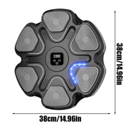 Smart Music Boxing Machine para adultos e crianças, Sports Fitness Trainer, Home Exercício Response, Boxing Wall Target, Novo - Image 5