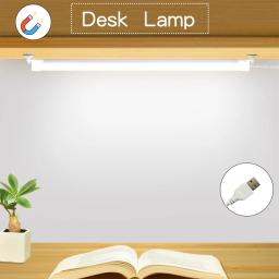 Luz de mesa lâmpada de leitura magnética usb dormitório led iluminação noturna tubo proteção para os olhos armário espelho estudante escritório mesa estudo - Image 2