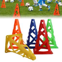 Cone de treinamento de futebol à prova de vento anti-rachamento oco 23cm esportes marcador cones balde marcador equipamento de futebol - Image 4