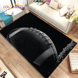 Tapete de campo de futebol americano de rugby, tapete antiderrapante, tapete, tapete para sala de estar, quarto, sofá, decoração, brincadeiras infantis - Image 3