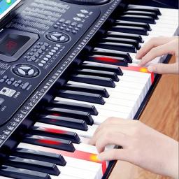 Piano eletrônico multifuncional portátil para adultos, teclado pequeno, sintetizadores profissionais, instrumentos musicais - Image 1