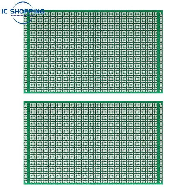 Placa de Circuito Impresso Cobre Dupla Face 9x15 cm Universal Fibra de Vidro FR-4