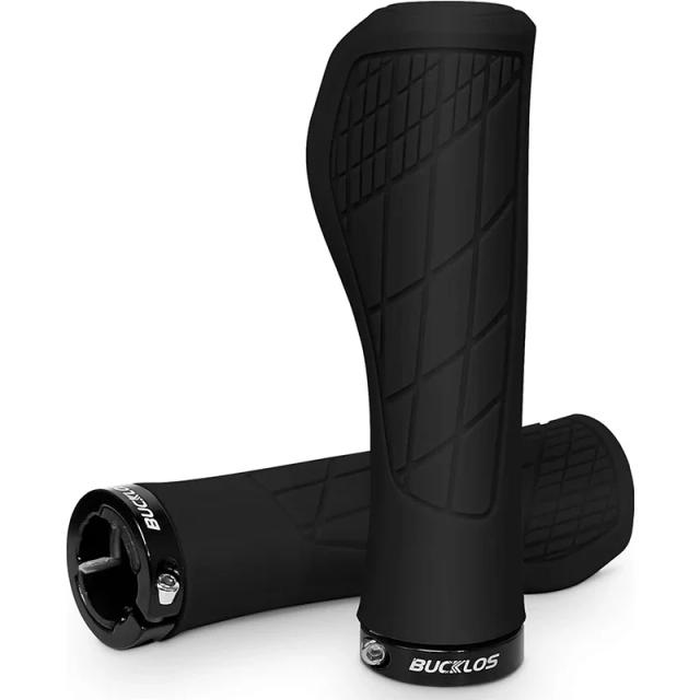 Apertos de Borracha Macia BUCKLOS para Guidão de Mountain Bike - Ergonomicamente Confortáveis e Ideais para Acessórios de Bicicleta