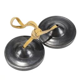 Nepal Handmade Latão Tinkle Bell para Yoga Meditação, Sinos tibetanos budistas, som cura mão sinos, instrumento Orff, presente para criança - Image 6
