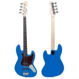Guitarra Baixo elétrico com saco cordas, Bege corpo, desempenho profissional do jogo, acessórios Tuner, 4 cordas - Image 5