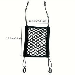 Pet Car Barreira com Malha de Segurança Automática, Dog Car Barrier, Saco De Armazenamento, Guarda Traseira, Protector Net - Image 4