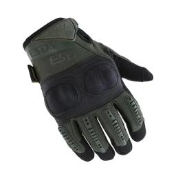 Luvas de couro armadura proteção concha masculino, desgaste completo do dedo, desgaste tático, novo - Image 5