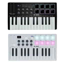 M-VAVE-Mini teclado USB com controle MMidi, controlador de música recarregável, portátil, SMK-25, 25 teclas - Image 1