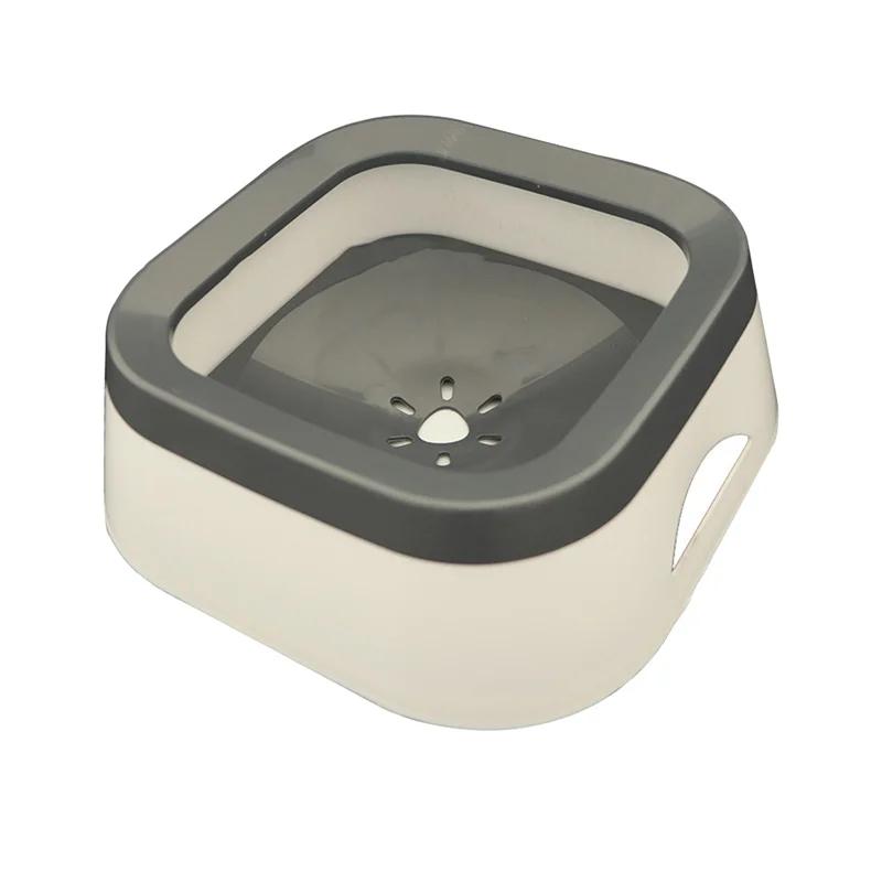 Tigelas de água potável do cão, 1L, 1000ml, boca flutuante não molhante, gato, lento, anti-transbordamento, dispensador de alimentação de água, grande capacidade - Image 1