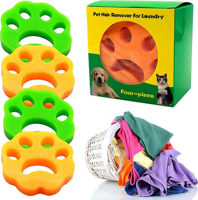 Removedor Reutilizável de Cabelos de Animais para Lavanderia - Lint Catcher Eficiente para Máquinas de Lavar Roupa
