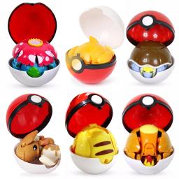Pokemon Pokeball Figura, Pikachu, Charizard, Venusaur, Blastoise, Mewtwo, Gyarados, Solgaleo, Lunala, Eevee, Poke Ball, Presente Toy - Image 1