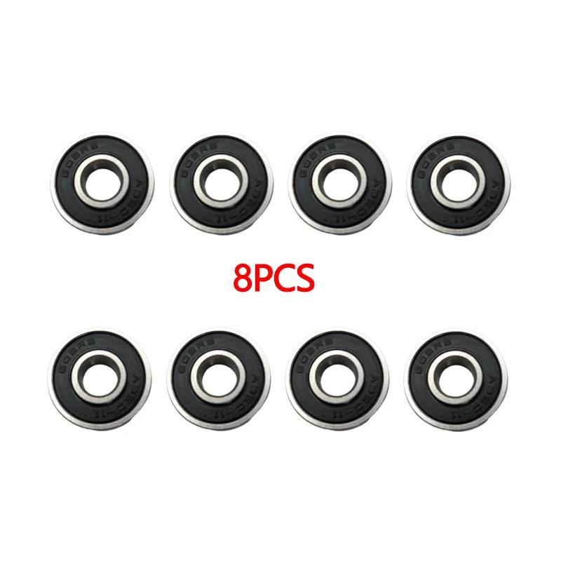 8 PCS ABEC-11 rolamento de alta velocidade 608RS é adequado para patins de rolo inline de prancha longa de skate, patins de gelo e baixo ruído - Image 1