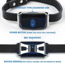 Universal impermeável inteligente Pet Locator, GPS Localização Collar, Fit para gatos e cães, Posicionamento Tracker, Localização, G12 - Image 5
