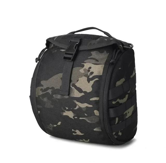 Bolsa Tática Molle Multiuso para Esportes, Caça e Tiro com Compartimentos para Capacetes de Combate