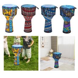 Tambor de mão africano 8 pol. Tambor Djembe leve para presentes de feriado crianças adultos - Image 3