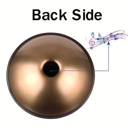 Professional Handpan tambor com língua de aço, instrumento musical, D, Major, 10 notas, 20 "Tambor, presente, 432Hz - Image 5
