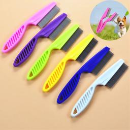 Casa do Animal de Estimação Pente Cuidado Proteger Flea Flea Comb Para O Cão Do Gato do animal de Estimação do Aço Inoxidável Conforto Cabelo Grooming Comb Suprimentos de Limpeza - Image 1