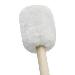 Lã branca sentiu baquetas com cabo de madeira, tambor malho, acessório de percussão, peças de instrumentos musicais, alta qualidade - Image 6