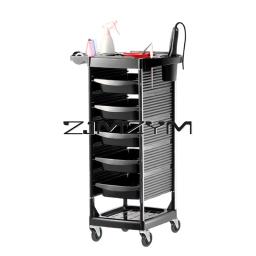 Carrinhos De Barbeiro Portáteis Para Salão De Beleza, Carrinho Organizador De Salão Com Rodas, Prateleira Do Salão, Carrinho De Ferramenta De Cabeleireiro, 6 Camadas - Image 3