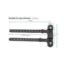 Suporte para garrafa de água de bicicleta Gaiola de garrafa de silicone Cinta de selete Fork Frame Montagem Multi Local Peças de bicicleta 5 cores - Image 5