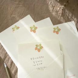 Carta retro escrevendo papel para convites de festa, papelaria, 4 folhas de papel estilo vintage, 2 Envelopes - Image 3