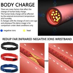 Pulseira esportiva antiestática à prova d'água, pulseira silicone antiestática, material silicone para mulher e homem, - Image 5
