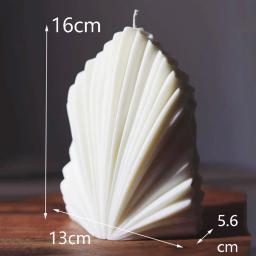 Coral Molde De Silicone para Fabricação De Velas, Arte Moldes De Resina, Pêra Listrada, Vieira Sabão Artesanato, DIY Vela Aromática, Decoração De Casa - Image 2