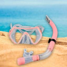 Máscaras de mergulho conjunto de mergulho adulto anti-nevoeiro anti-vazamento seco snorkel conjunto óculos equipamentos de piscina 3 cores - Image 3