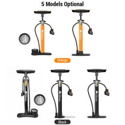 Bomba de bicicleta multifuncional com medidor, inflador portátil para bicicleta e carros, medidor de alta pressão e bomba de ar do bocal, 160PSI - Image 1