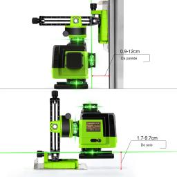 Clubiona 4d 16 linhas profissional alemão núcleo piso teto controle remoto linha verde nível laser com 5000mahs bateria li-ion - Image 3