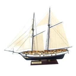 Modelo de navio 3D puzzle, Kits de construção, artesanato para navio, madeira inacabada, barco a vela, navio, bricolage - Image 3