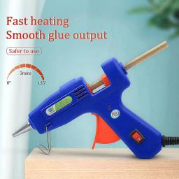Mini Hot Melt Glue Gun Set, Alta Temperatura, Calor, Silicone, Artesanato DIY, Ferramenta de Reparação, 7mm Glue Sticks, 20W, 8Pcs - Image 3