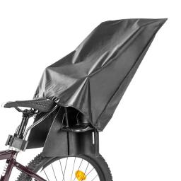 Capa de chuva para assento de bicicleta, à prova de uv, tecido oxford, à prova d'água, à prova de poeira, à prova de vento, para assento traseiro de criança - Image 4