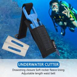 Scuba Dive Line Cutter Com Webbing Segurança Snorkeling Facas para Natação Watersports Mergulho Livre Mergulho Surf Outdoor Accessorie - Image 3