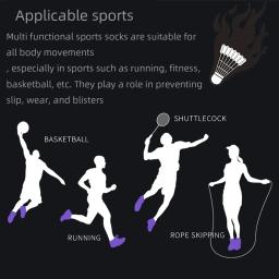 Meias Curtas de Tornozelo Masculino e Feminino, Resistente ao Desgaste, Antiderrapante, Casual, Corrida, Esportes, Performance, Basquete, Performance, 3 Pares - Image 6