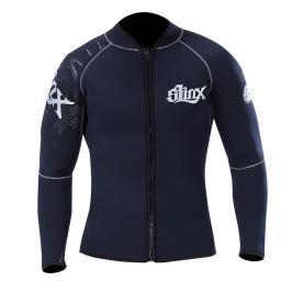 Jaqueta e calças de mergulho em neoprene para homens, Kite Surfing Suit, roupas subaquáticas, zíper frontal, 5mm - Image 6
