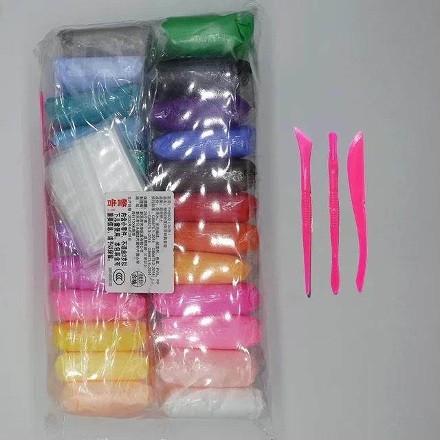 Brinquedo Educativo de Argila Colorida para Crianças - Plasticina Super Leve com 36 Cores para Modelagem Criativa