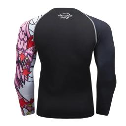 Rashguard Compressão Camisa para Homens, Boxe, Running Jerseys, Yoga, Fitness, MMA, BJJ Meias, Muay Thai, GMY, Roupas de Marca Esportiva - Image 3