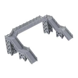 Conjunto De Construção De Passarela De Trem Em Miniatura, Modelo Ferroviário, Dioramas - Image 1
